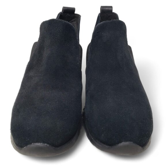 Cole Haan ZeroGrand Slip On Sneakers Women’s All Blackout Suede Flexible Run 6.5 - Picture 3 of 7